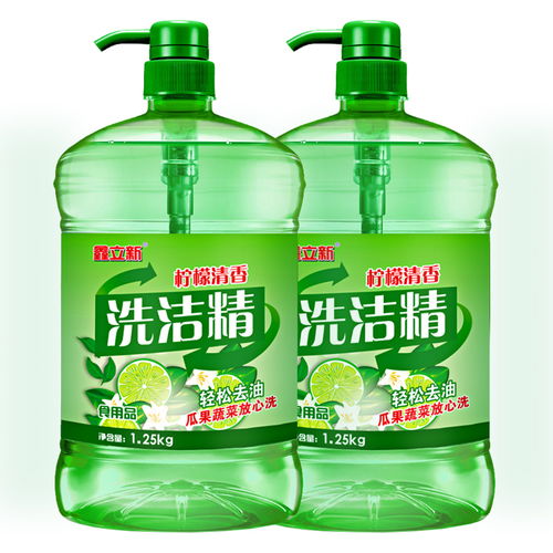 青檸檬洗潔精 食品級安全，果蔬餐具一洗凈